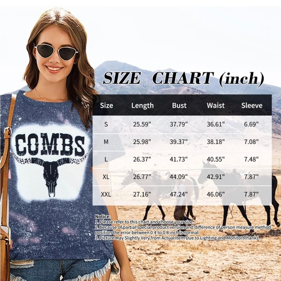Luke Combs Women’s Short Sleeve Top - Picture 2 of 6